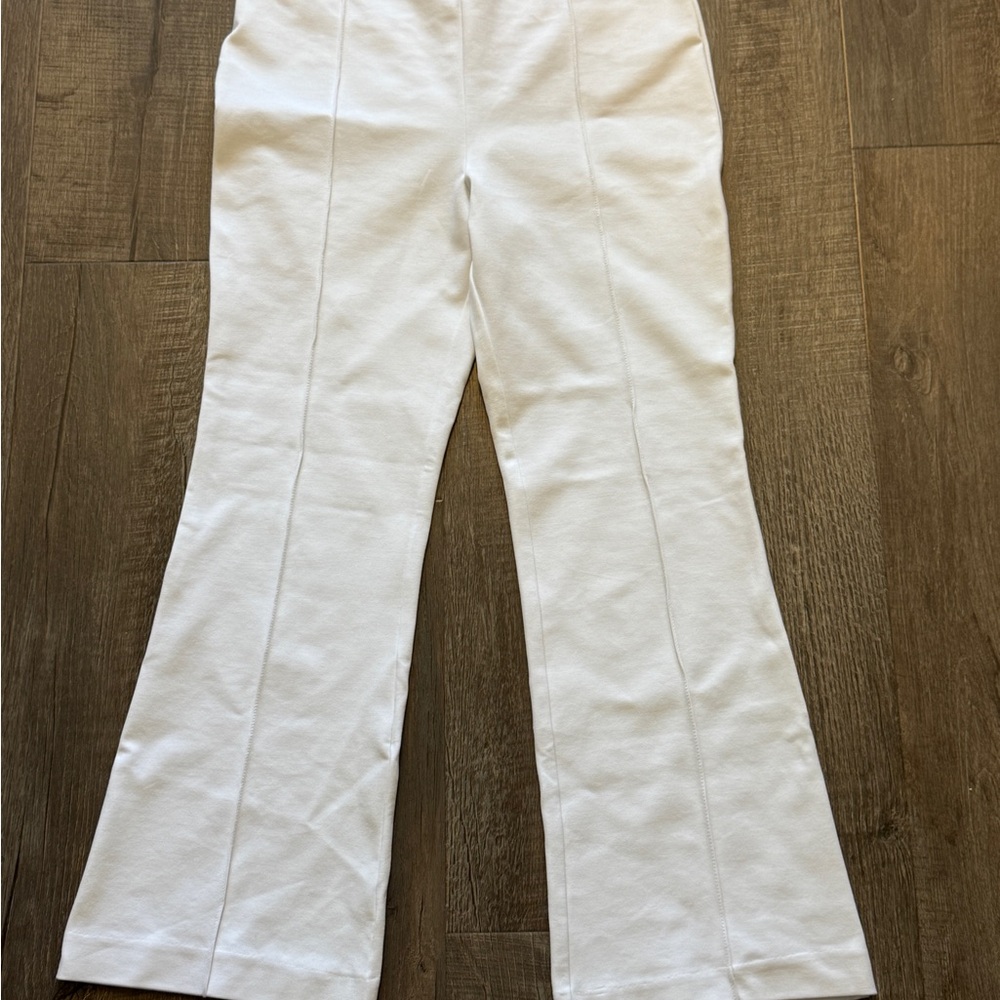 Columnist kick flare high rise pants
